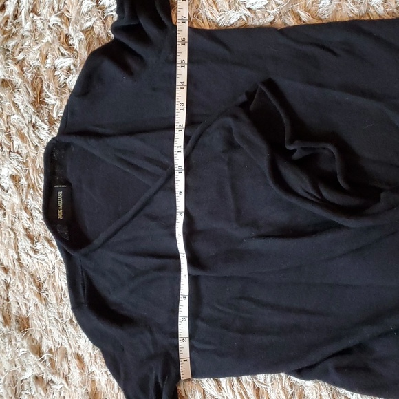 Zadig & Voltaire Daphnee wool cashmere leather patch cardigan - Picture 8 of 12